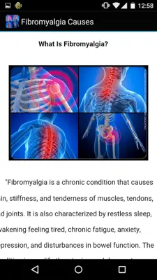 Fibromyalgia Causes android App screenshot 3